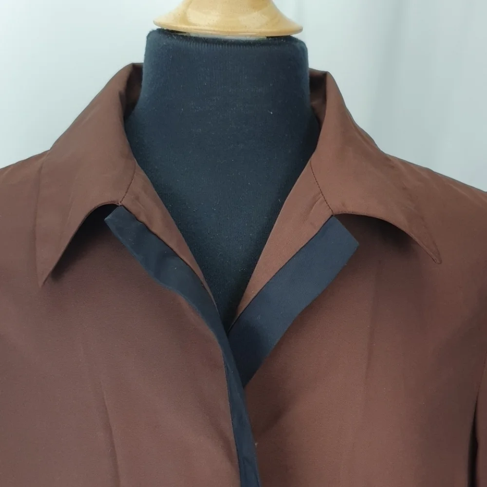 MARNI Umber Brown Trench Coat